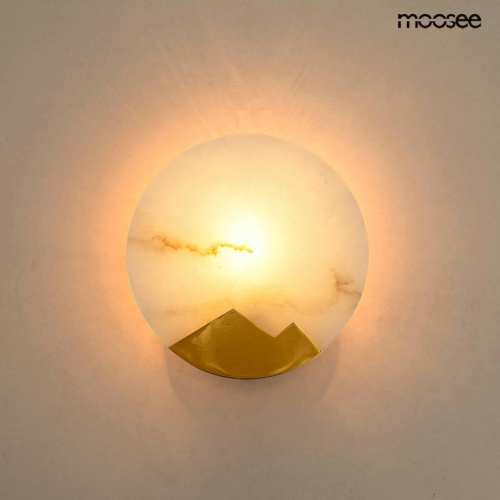MOOSEE lampa ścienna LUXIO złota