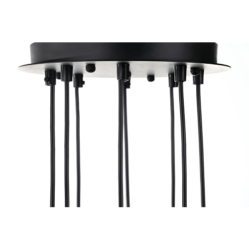 MOOSEE lampa wisząca FLUSSO 8 czarna