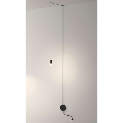 MOOSEE lampa ścienna FLUSSO WALL czarna