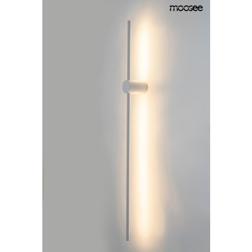 MOOSEE lampa ścienna OMBRE 120 biała
