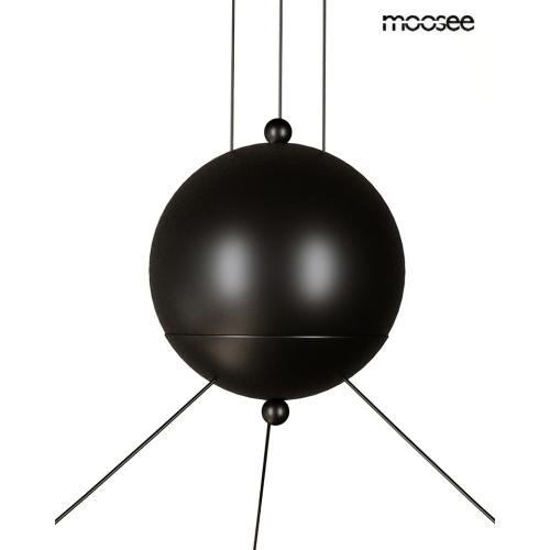 MOOSEE lampa wisząca OCTO 3 czarna