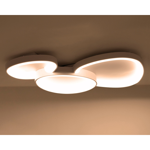 MOOSEE lampa sufitowa / plafon CELLS 3    biała