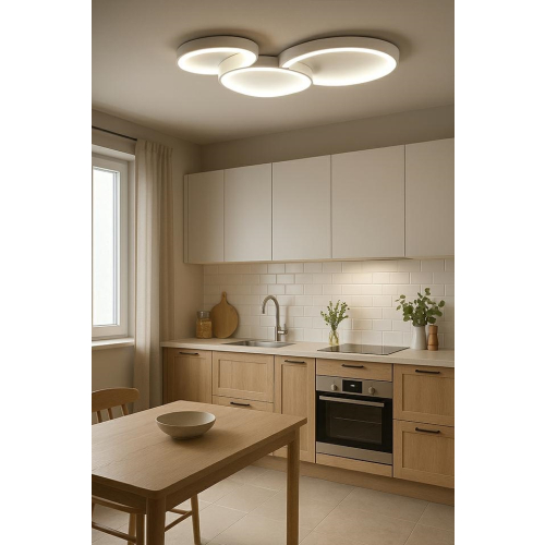 MOOSEE lampa sufitowa / plafon CELLS 3    biała