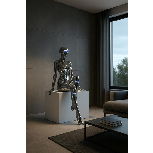 MOOSEE lampa podłogowa / rzeźba CYBER     WOMAN