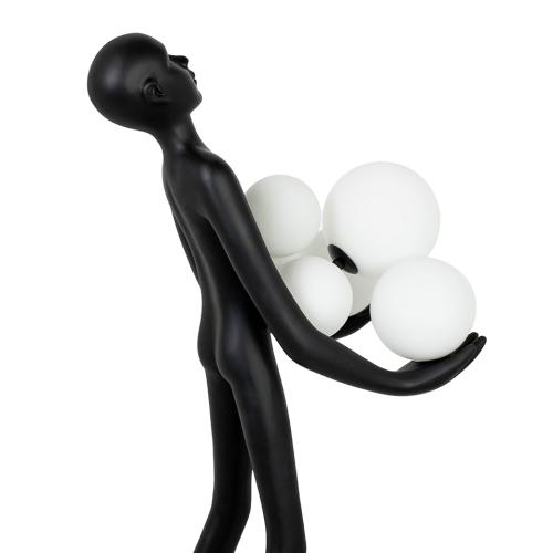 MOOSEE lampa stołowa HUMAN PREMIUM        czarna