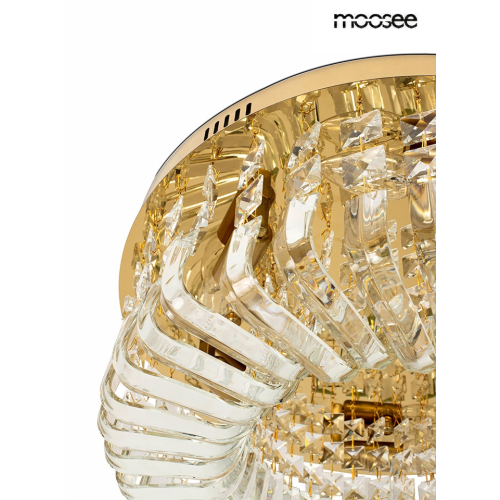 MOOSEE lampa sufitowa / plafon BALUNA 50  złota
