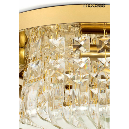 MOOSEE lampa sufitowa / plafon BALUNA 80  złota