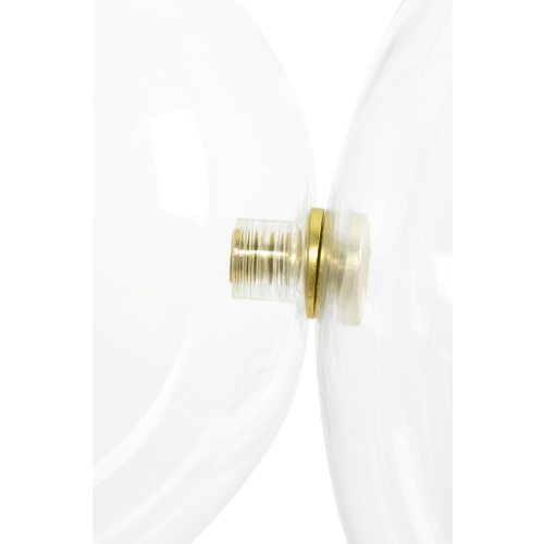 MOOSEE lampa wisząca CAPRI LINE 5 złota   - 300 LED, aluminium, szkło