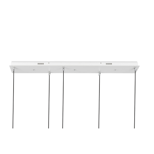 MOOSEE lampa wisząca CAPRI LINE 5 złota   - 300 LED, aluminium, szkło