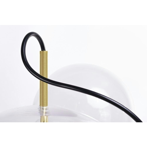 MOOSEE lampa wisząca CAPRI 4 złota - 60   LED, aluminium, szkło