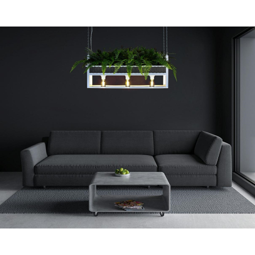 Lampa wisząca / kwietnik SEMIRA 100 INDUSTRIAL biała