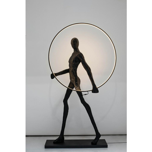 Lampa podłogowa HUMAN ROUND  włókno szklane