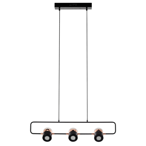 Lampa wisząca BLINK 3 czarna - LED, metal