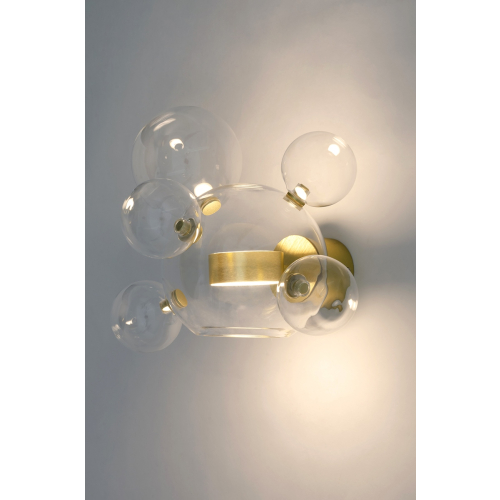 Lampa ścienna CAPRI WALL 6 złota
