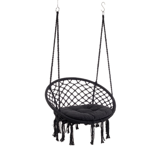 BIZZOTTO fotel wiszący ogrodowy JAVIER    czarny