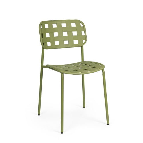BIZZOTTO krzesło ogrodowe CLOVER zielone