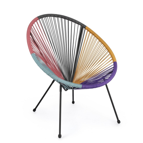 BIZZOTTO krzesło ogrodowe PARKER          wielokolorowe