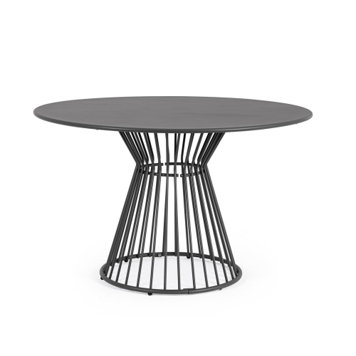 BIZZOTTO stół ogrodowy AUSTIN 120 szary