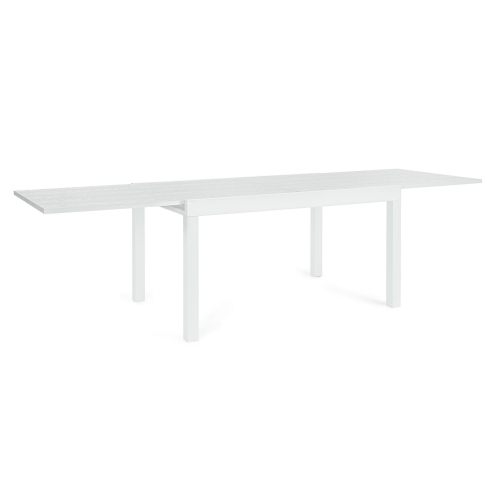 BIZZOTTO stół ogrodowy CLIV 135-270       biały / rozkładany