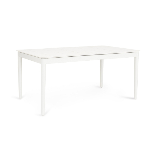 BIZZOTTO stół ogrodowy NEBULA 200-300     biały / rozkładany