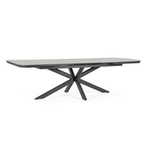 BIZZOTTO stół ogrodowy PASCAL szary /     rozkładany