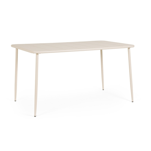 BIZZOTTO stół ogrodowy YARA 140 beżowy