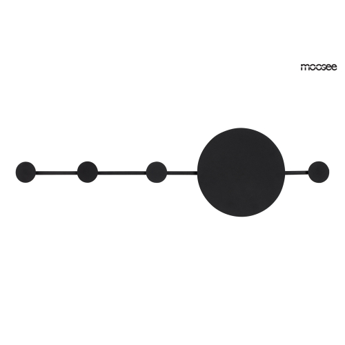 MOOSEE lampa ścienna SHADOW HANG z wieszakiem czarna