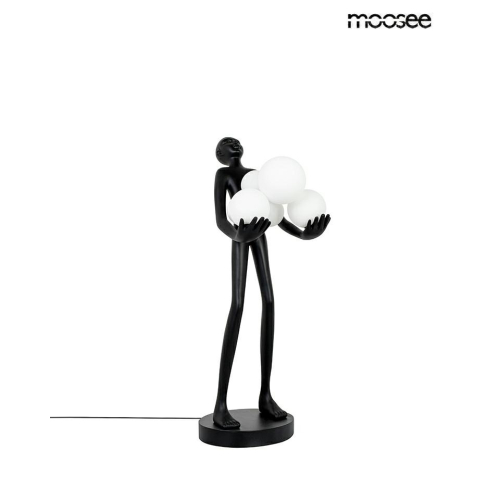 MOOSEE lampa stołowa HUMAN PREMIUM        czarna