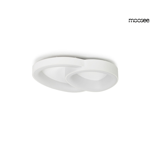 MOOSEE lampa sufitowa / plafon CELLS 2    biała