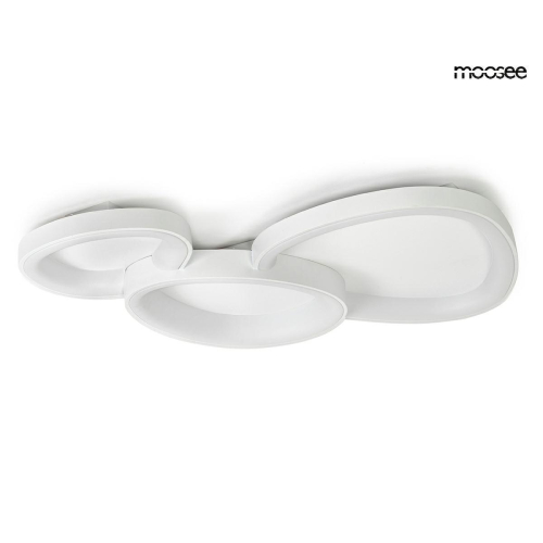 MOOSEE lampa sufitowa / plafon CELLS 3    biała