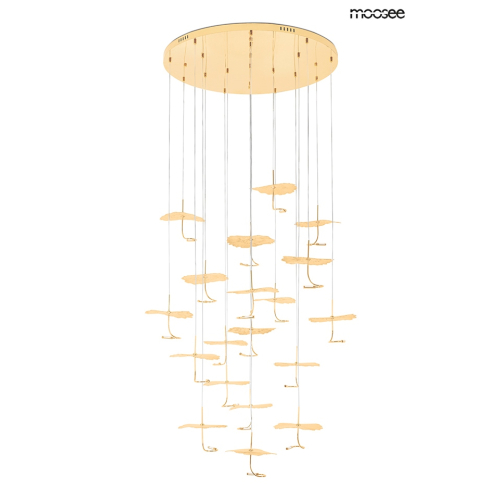 MOOSEE lampa wisząca LEAFS DISC złota