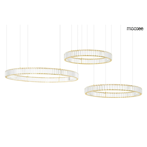 MOOSEE lampa wisząca LIBERTY 3B złota