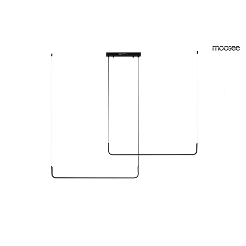MOOSEE lampa wisząca SHAPE DUO 120 czarna