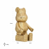 RICHMOND dekoracja SITTING BEAR złota