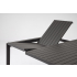 BIZZOTTO stół ogrodowy KIPLIN 149 czarny  / rozkładany
