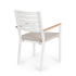 BIZZOTTO krzesło ogrodowe HENNA białe