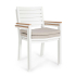 BIZZOTTO krzesło ogrodowe HENNA białe