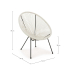 BIZZOTTO krzesło ogrodowe PARKER białe