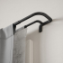 UMBRA karnisz TWILIGHT DOUBLE 76 - 213    cm czarny mat