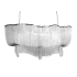 Lampa wisząca ATLANTA LONG - aluminium, stal