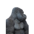 KARE dekoracja stojąca GORILLA XL 76cm czarna