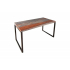 INVICTA biurko ELEMENTS Sheesham 118 cm - dymione, palisander, metal