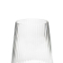 KARE komplet 4 szklanek RIFFLE 440ml      transparentny