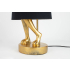 KARE lampa stołowa RABBIT 68 cm  złota / czarna