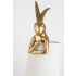 KARE lampa stołowa RABBIT 50 cm złota / biała