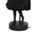 KARE lampa stołowa RABBIT FUR 50 cm       czarna / złota
