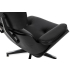 Fotel LOUNGE HM czarny / czarny jesion