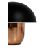 KARE lampa stołowa MUSHROOM miedziana / czarna 44 cm