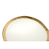 KARE komplet 2 talerzy BELL 38 cm         biało-złoty