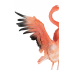 KARE dekoracja stojąca FLAMINGO ROAD FLY